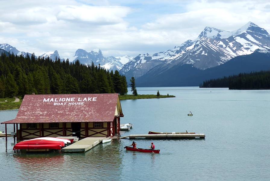 Lac Maligne - Parc national de Jasper - Alberta - Canada © Julie Bodnar