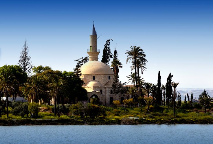 Mosquée Hala Sultan Tekke - Lac salé - Larnaca - Chypre © OT Chypre