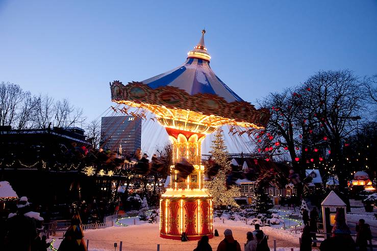 Parc de Tivoli à noël - Copenhague - Danemark © Nicolai Perjesi/VisitDenmark