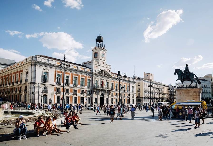 Puerta del Sol - Madrid - Espagne © Miquel Gonzalez/LAIF-REA