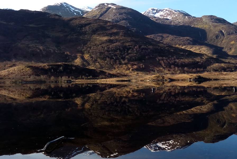 Paysages sur la route de Fort William - Ecosse - Royaume-Uni © Marion Rimbaud