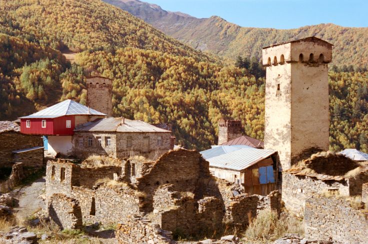 Ushguli - Haute Svanétie - Géorgie © myshkovsky/Getty Images/Istockphoto