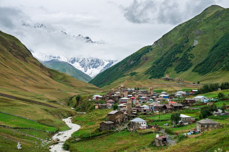 Ushguli - Haute Svanétie - Géorgie © Maksud_Kr/Getty Images/Istockphoto