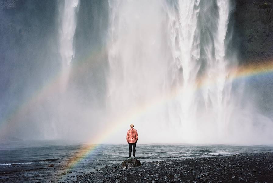 Skógafoss - Skogar - Islande © Oleh Slobodeniuk/Getty Images/iStockphoto