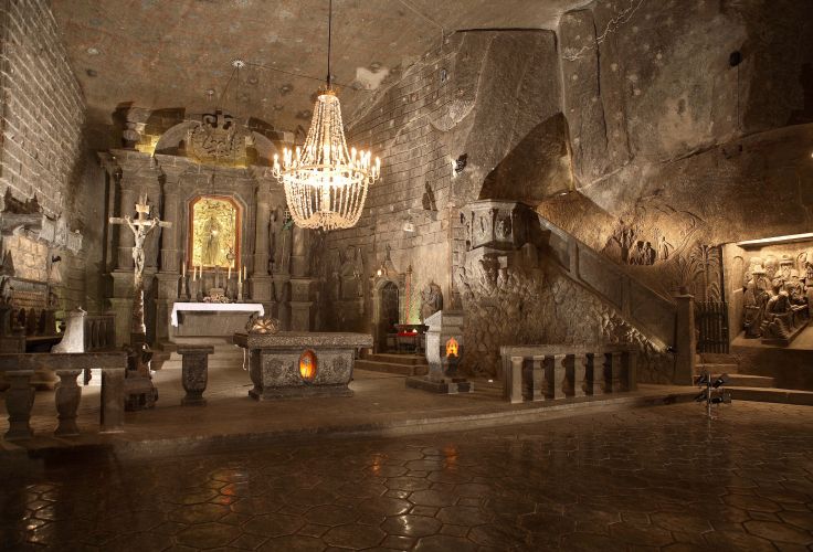 Mines de sel de Wieliczka - Pologne © Office du Tourisme de Pologne